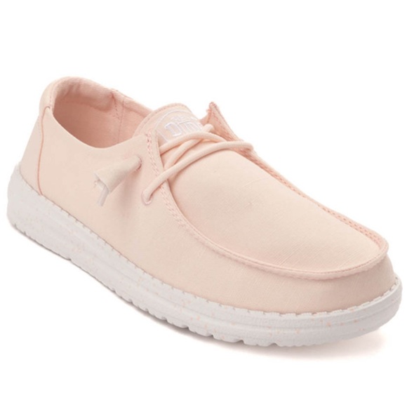 Hey Dude Shoes - Hey Dude Wendy Pink slip-on casual shoe